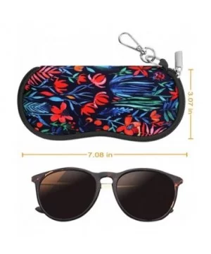 Glasses Case with Carabiner - Ultra Light Portable Neoprene Zipper Sunglasses Soft Case - Jungle Night - CB18GG5G0IL $7.42 Av...