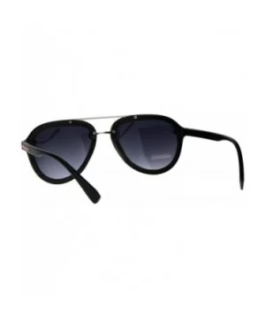 Exposed Edge Plastic Racer Mens Luxury Sunglasses - Matte Black - CW18CXDAYLN $8.05 Sport