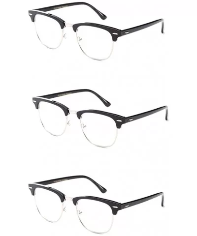 Babo" Slim Oval Style Celebrity Fashionista Pattern Temple Reading Glasses Vintage - 3 Pack Oval Silver - CS11P3EZCPD $10.56 ...