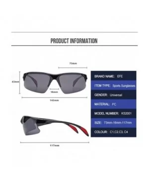 Sunglasses Recreation Semi rimless Protection - 01-c1_non-polarized - CX18N90SCO4 $8.97 Square