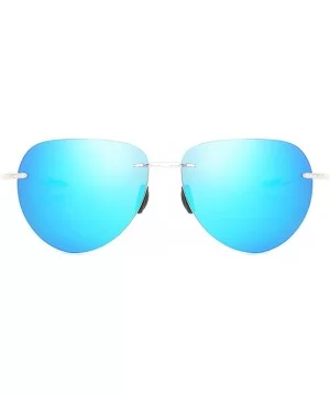 Classic Pilot Sunglasses For Men Women Retro Rimless Sunglasses metal Sunglasses Driving Sport sunglasses - 4 - CY198KOOZ3L $...