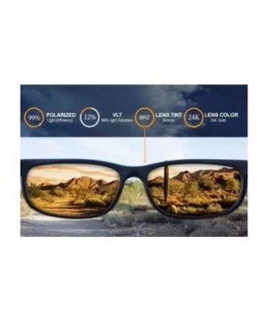 Polarized Replacement Lenses for Spy Cooper Sunglasses - Multiple Options - 24K Gold Mirror - CE120YTIO9R $23.66 Sport