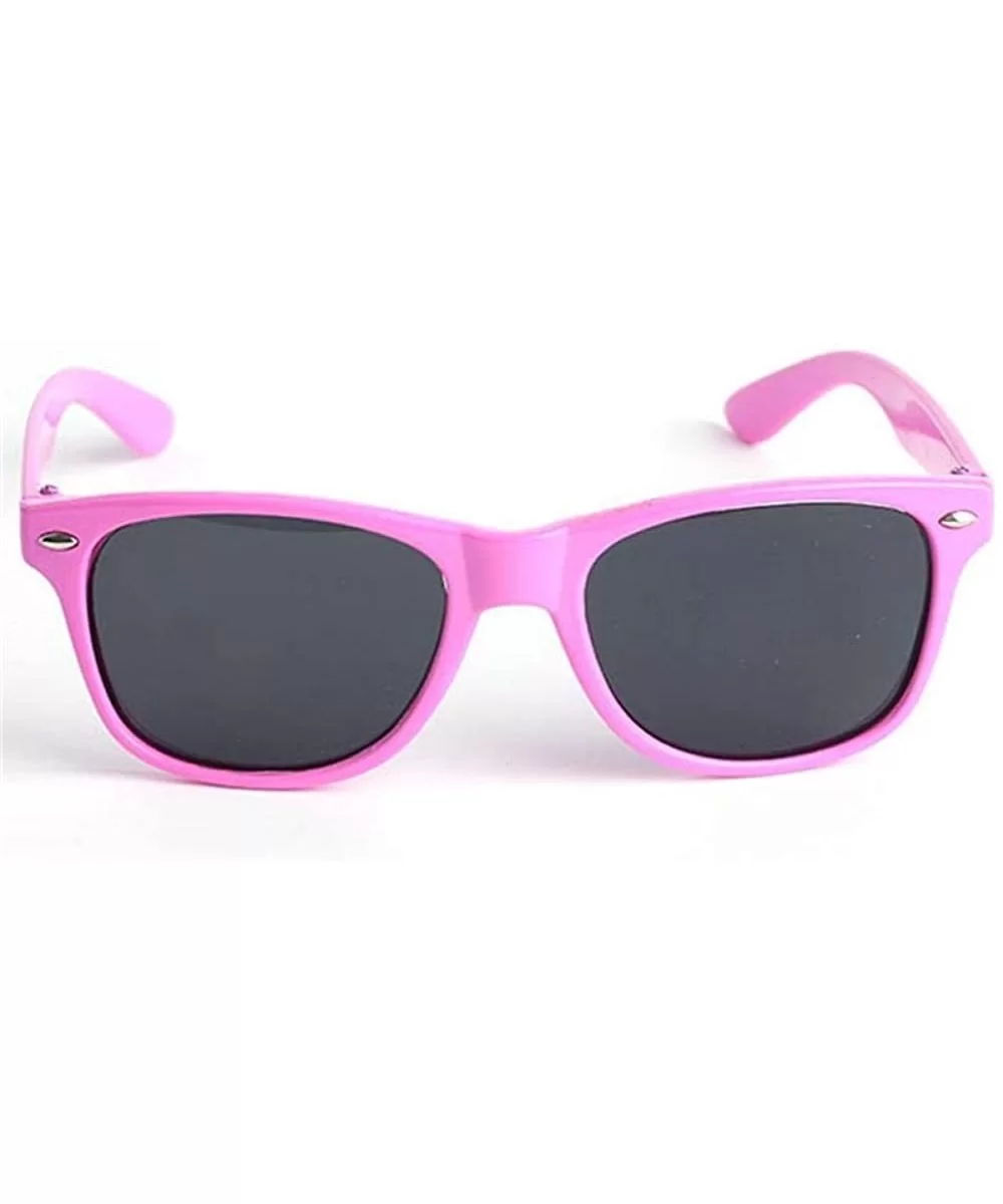 2019 New Cool Sunglasses For Kids Brand Design Sun Glasses For Children Black - Pink - CG18Y6S3GME $5.86 Aviator