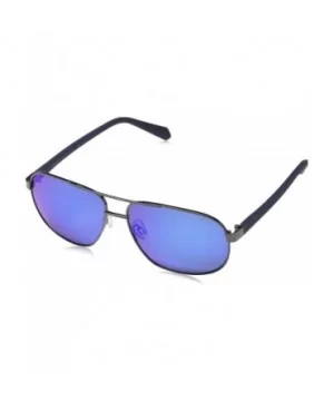 Men's Pld2059/S Square Sunglasses - Dk Ruthen - CU185ALND5W $40.44 Square