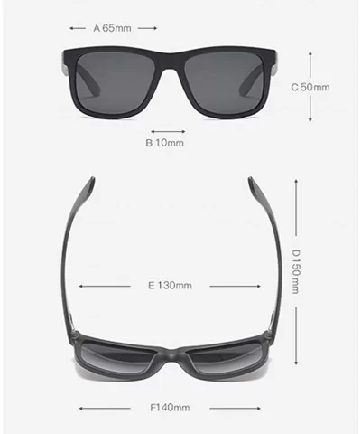 Square Sunglasses Men Polarized TR90 Accessories Driving Sun Glasses Men Summer (brown) - CN18HSSCI0G $8.85 Square