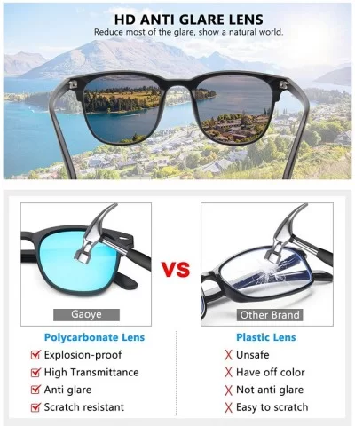 Polarized Sunglasses Lightweight Protection - Matte Blue /Mirrored /Gy1801 - C718Y52KGST $6.70 Oversized