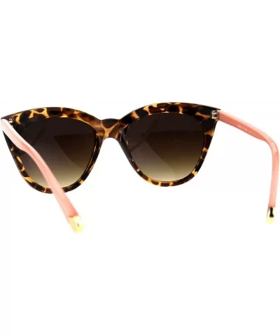 Butterfly Cateye Frame Sunglasses Womens Fashion Shades UV 400 - Tortoise Pink (Brown) - CD1870EIMCT $8.69 Butterfly