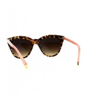 Butterfly Cateye Frame Sunglasses Womens Fashion Shades UV 400 - Tortoise Pink (Brown) - CD1870EIMCT $8.69 Butterfly