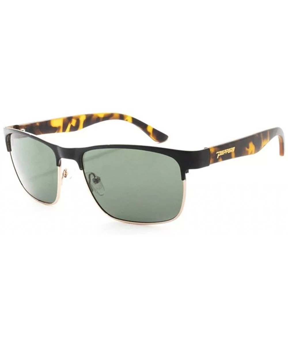 Eastbound Sunglasses & Carekit Bundle - Black W/ Tortoise Temples / Brown Polarized - CY18OEMHDQN $44.48 Rectangular