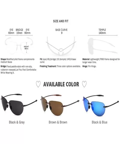 Classic Sports Sunglasses Men Women Driving Golf Pilot RimlUltralight Frame Sun Glasses UV400 Gafas De Sol - CH198AI40IO $36....