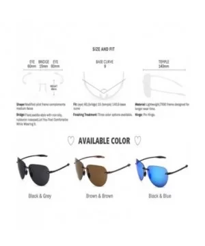 Classic Sports Sunglasses Men Women Driving Golf Pilot RimlUltralight Frame Sun Glasses UV400 Gafas De Sol - CH198AI40IO $36....