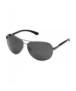 477BF Polarized Bi-Focal Metal Reading Sunglassess in Gun or Gold - Gunmetal / Grey Lens - CE11D8VWXRD $39.80 Aviator