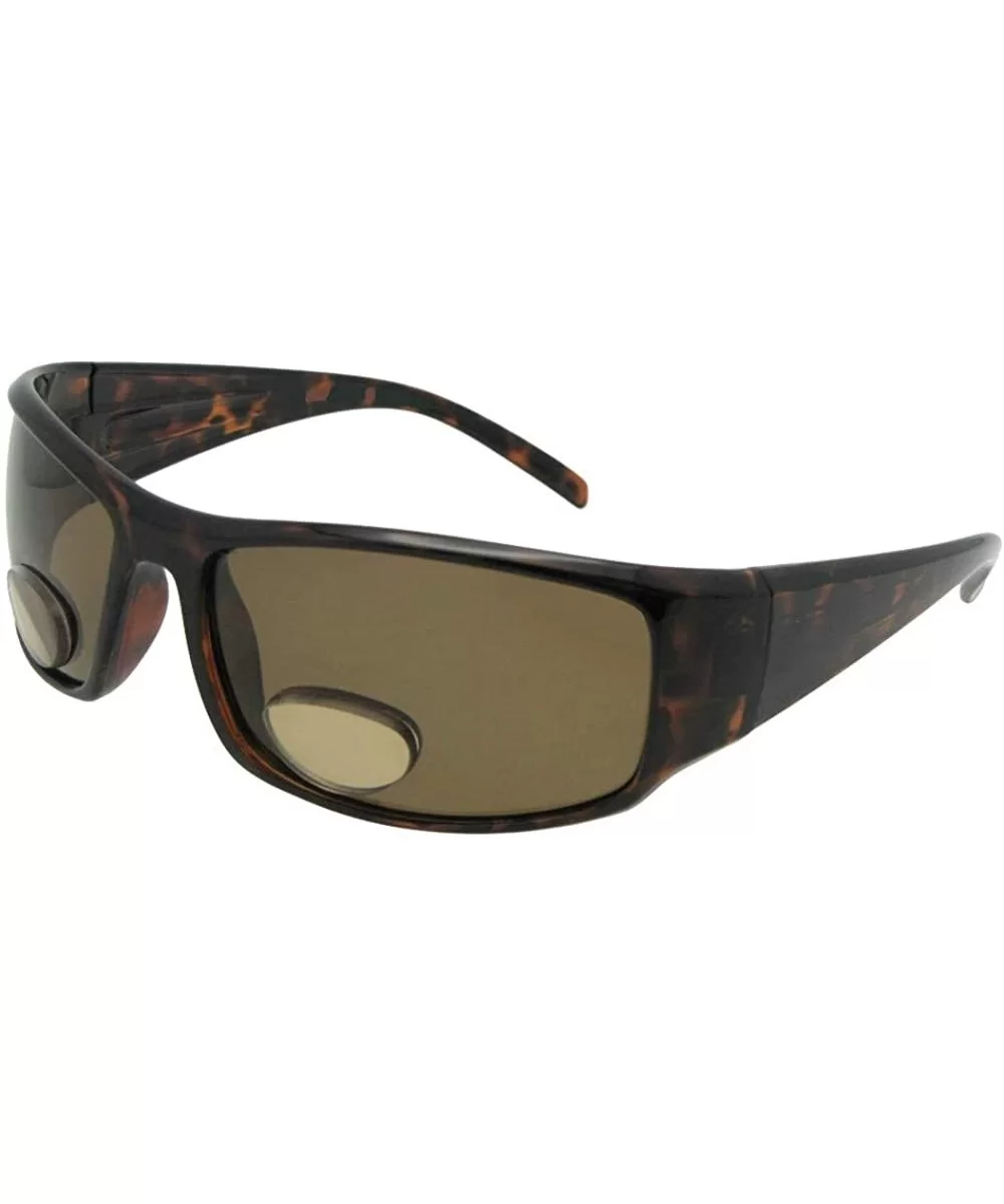 Big Polarized Bifocal Fishing Sunglasses For Men P13 - Shiny Tortoise-brown Lenses - CD180NGC5H8 $13.58 Wrap