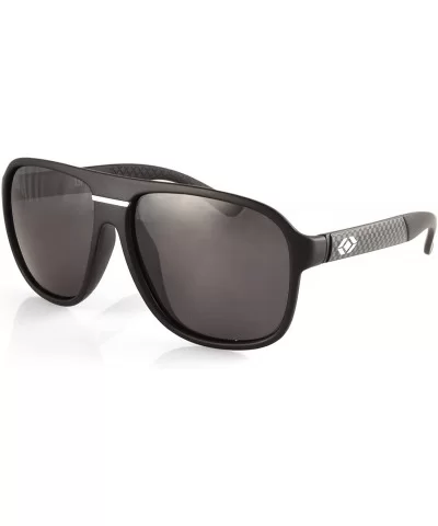 Madison Polarized Retro Men's & Women's Sunglasses - Black - CG12N4V3RBS $17.14 Aviator