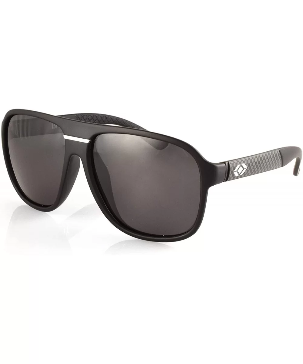 Madison Polarized Retro Men's & Women's Sunglasses - Black - CG12N4V3RBS $17.14 Aviator