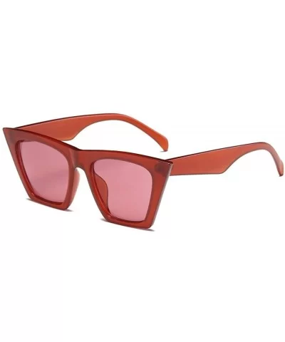 Vogue UV Protection Sunglasses Party Favors Eyeglass Eyewear Sunglasses for Women - Wine Red - CG18TX3ROI5 $5.67 Oversized