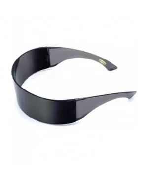 Futuristic Shield Sunglasses Monoblock Cyclops 100% UV400 - CF198OYKNRQ $6.84 Goggle