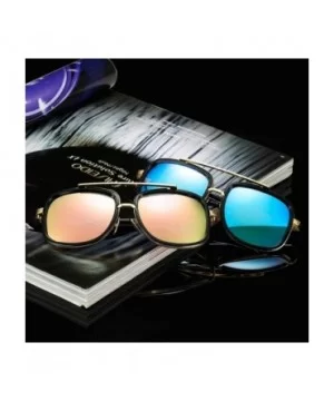 Oversized Men Mach One Sunglasses Luxury Brand Women Sun Glasses Square Male Retro De Sol Female For - Jy1828 C1 - CS197Y7X4I...