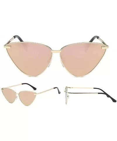 Retro Cat's Eye Sunglasses Street Patting Sea Color Lenses UV Protection Driving Cycling Running Fishing - CK18LD4R7ML $11.64...