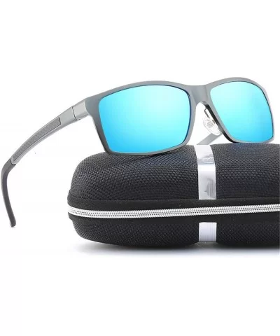 Polarized Photochromic Sunglasses Mens Lens Driving Glasses Driver Safty Goggles - 5silver Black - CB194O5GT54 $19.68 Oversized