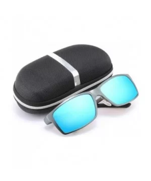 Polarized Photochromic Sunglasses Mens Lens Driving Glasses Driver Safty Goggles - 5silver Black - CB194O5GT54 $19.68 Oversized