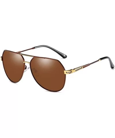 Sunglasses Male polarizing sunglasses Male driving sunglasses Toad glasses - D - CT18Q92XYE6 $31.38 Aviator