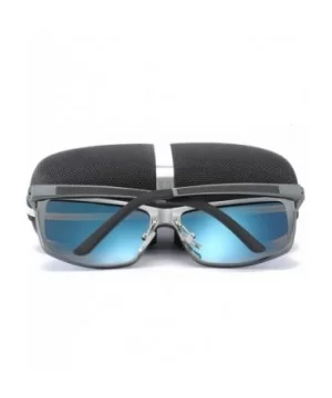 Polarized Photochromic Sunglasses Mens Lens Driving Glasses Driver Safty Goggles - 5silver Black - CB194O5GT54 $19.68 Oversized