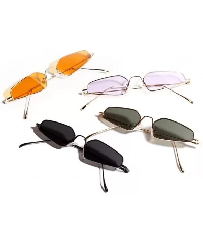 Women Fashion Cat Eye Sunglasses Party Tinted Lens Shades Eyewear - Green - CA195WOILHA $6.53 Cat Eye