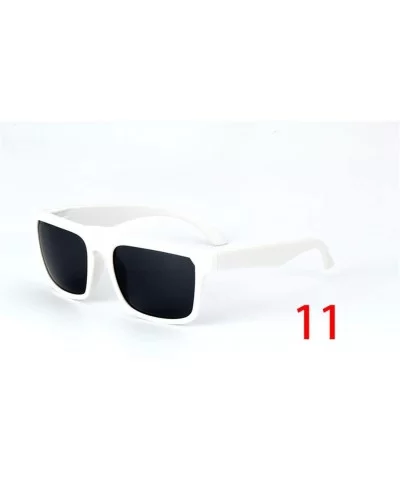 Vintage Sunglasses Men Reflective Mirror Sun Glasses Women Retro Square Driving Eyewear - 11 - C7194OLRL8K $22.69 Square