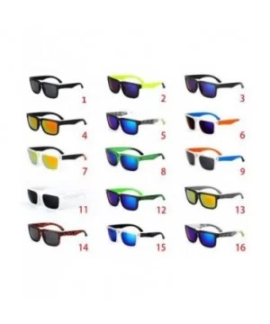 Vintage Sunglasses Men Reflective Mirror Sun Glasses Women Retro Square Driving Eyewear - 11 - C7194OLRL8K $22.69 Square