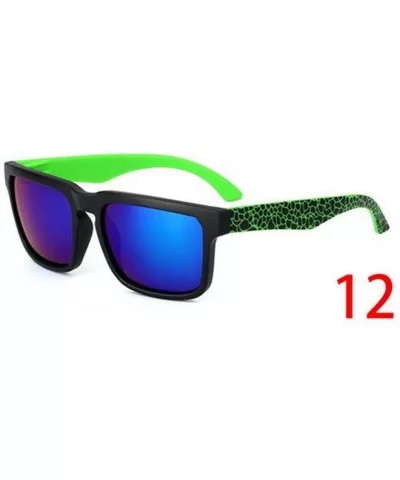 Vintage Sunglasses Men Reflective Mirror Sun Glasses Women Retro Square Driving Eyewear - 11 - C7194OLRL8K $22.69 Square