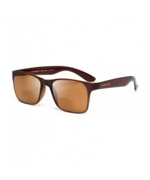 Classic Bifocal Outdoor UV400 Protection Reading Sunglasses Uni-lens Sun Readers for Men and Women - Brown - CW18YDITN4Y $16....