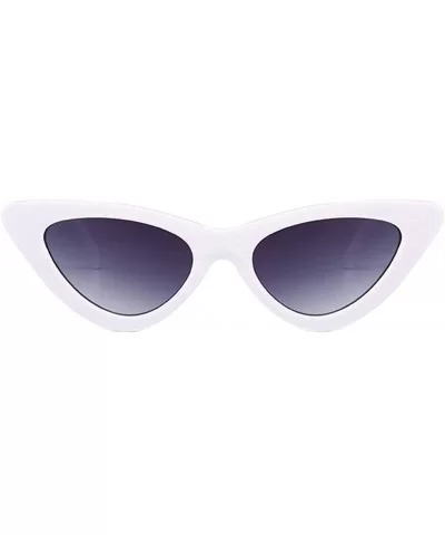 Clearance Women Fashion Cat Eye Shades Sunglasses Integrated UV Candy Colored Glasses - G - C718S2WNG6Q $7.85 Rimless