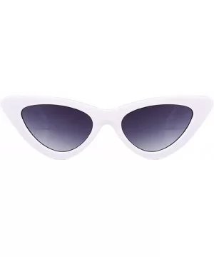 Clearance Women Fashion Cat Eye Shades Sunglasses Integrated UV Candy Colored Glasses - G - C718S2WNG6Q $7.85 Rimless