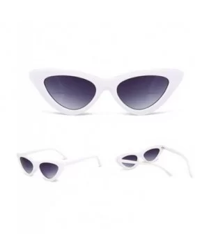 Clearance Women Fashion Cat Eye Shades Sunglasses Integrated UV Candy Colored Glasses - G - C718S2WNG6Q $7.85 Rimless