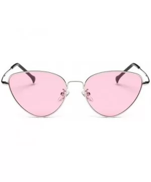 Retro Vintage Cat Eye Sunglasses for Women - Pink - C41947W5HA7 $7.94 Aviator