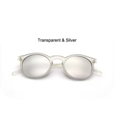 2020 New Sunglasses Women Er Acetate Round Sun Glasses Men Classic Rivet Eyewear Feminino Oculos UV400 - Silver - CX198AI54QI...