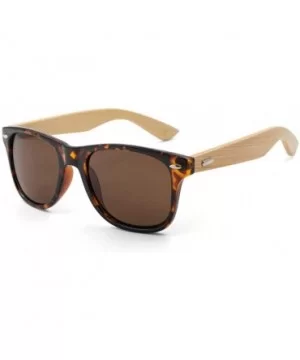 Retro Sunglasses Men Bamboo Sunglass Women Sport Goggles Gold Mirror Sun Glasses - C8 - CA194ONDKH6 $15.84 Square