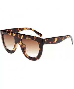 Sunglasses Vintage Oversized Glasses Rectangle - B - CS18QTGQEII $5.35 Oversized