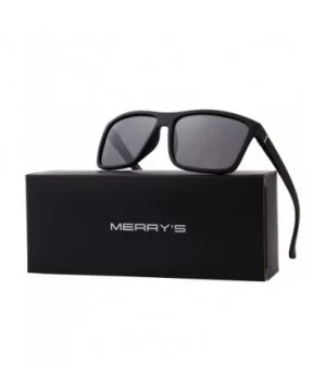 Men Polarized Sunglasses Male Women Outdoor Fishing Sun glasses - Matte Black - CC189UX008L $9.08 Square