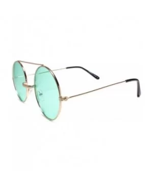 Classic Retro Hip Style Round Sunglasses - Green - CN18WEC4OYY $8.67 Round