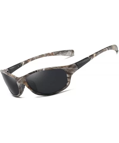 Polarized Sport Sunglasses for Men Women Cycling Baseball Driving Fishing Running Golf - Camouflage Grey - CC193XL2KW3 $12.93...