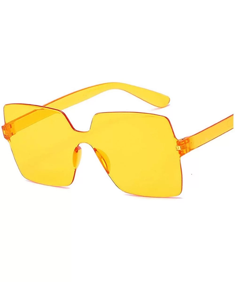 Fashion Sunglasses Women Ladies Red Yellow Square Sun Glasses FeDriving Shades UV400 Oculos De Sol Feminino - CV198AHM8GO $23...