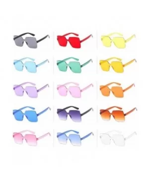 Fashion Sunglasses Women Ladies Red Yellow Square Sun Glasses FeDriving Shades UV400 Oculos De Sol Feminino - CV198AHM8GO $23...