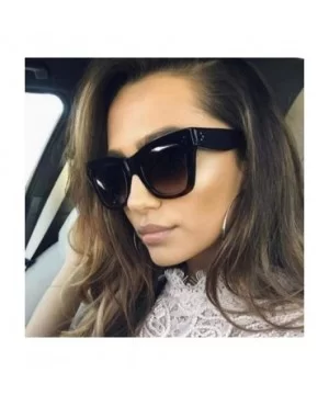 2019 Fashion Cat Eye Leopard Sunglasses Vintage Women Brand Designer Plastic C2 - C3 - CN18YZWKIUG $7.35 Aviator