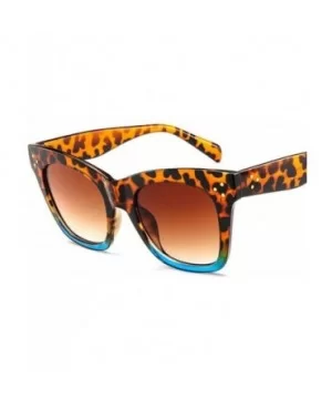 2019 Fashion Cat Eye Leopard Sunglasses Vintage Women Brand Designer Plastic C2 - C3 - CN18YZWKIUG $7.35 Aviator