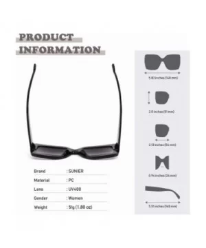 Oversized Square Sunglasses for Women Multi Tinted Fashion Modern Shades - Black Frame Gradient Grey Lens - CT18NHOM8KZ $11.9...