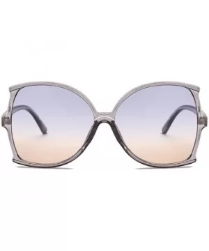 women fashion Simple sunglasses Retro glasses Men and women Sunglasses - Gray - C018LLCT0A8 $6.89 Sport