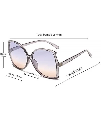 women fashion Simple sunglasses Retro glasses Men and women Sunglasses - Gray - C018LLCT0A8 $6.89 Sport