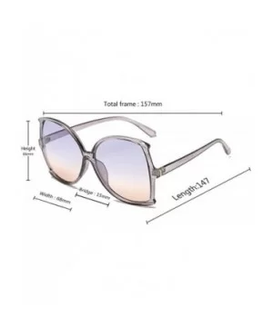 women fashion Simple sunglasses Retro glasses Men and women Sunglasses - Gray - C018LLCT0A8 $6.89 Sport